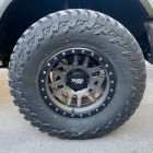 17x9 Canyon Pro 6x5.5 Wheels 35" Amp Terrain Attack MT Tires