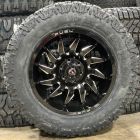 20x10 Fuel D744 Saber 6x5.5 Wheels 35" Milestar Patagonia MT Tires
