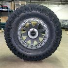 17x8.5 Method MR317 Titanium 6x5.5 Wheels 35" Nitto Ridge Grappler Tires