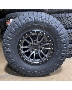 17x9 Fuel D680 Rebel 6x5.5 Wheels 35" Nitto Ridge Grappler Tires