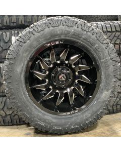 20x10 Fuel D744 Saber 6x5.5 Wheels 35" Milestar Patagonia MT Tires