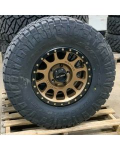 17x8.5 Method MR305 Bronze 6x5.5 Wheels 35" Nitto Ridge Grappler Tires