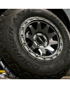 17x8.5 Method MR317 Titanium 6x5.5 Wheels 33" Mastercraft Courser AXT2 Tires