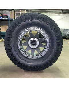 17x8.5 Method MR317 Titanium 6x5.5 Wheels 35" Nitto Ridge Grappler Tires